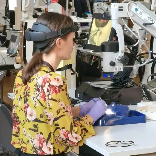 MTS wet lab training facility for ophthalmologists